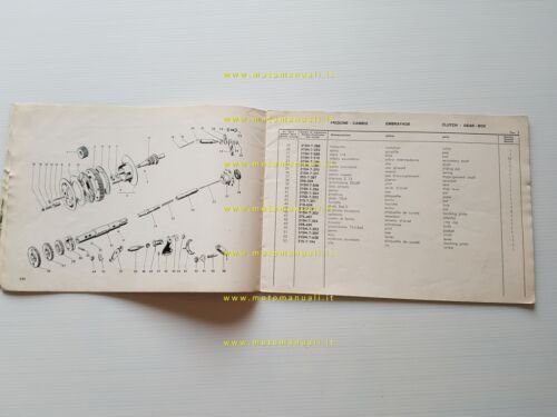 GARELLI 50 M3 anni 60 catalogo ricambi originale Spare Parts …