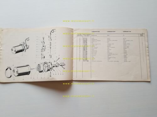 GARELLI 50 M3 anni 60 catalogo ricambi originale Spare Parts …