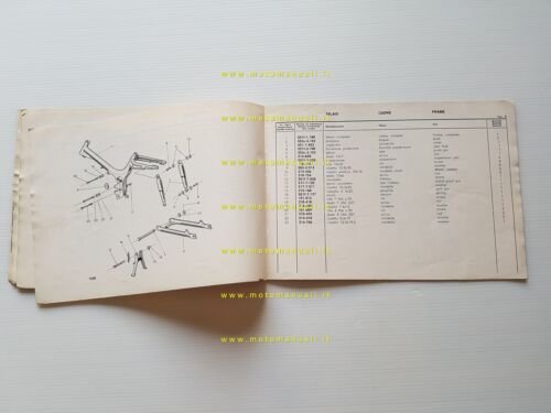 GARELLI 50 M3 anni 60 catalogo ricambi originale Spare Parts …