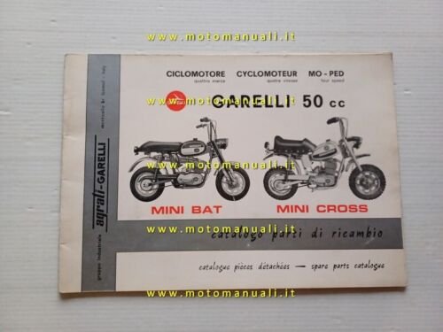 GARELLI 50 Mini Cross - Mini Bat 1971 catalogo ricambi …