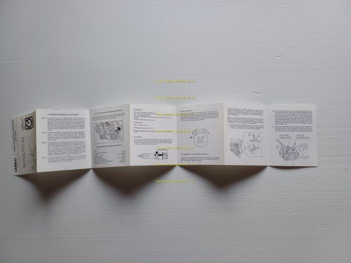 Garelli 50 Mosquito Kit 1990 manuale uso manutenzione originale italiano