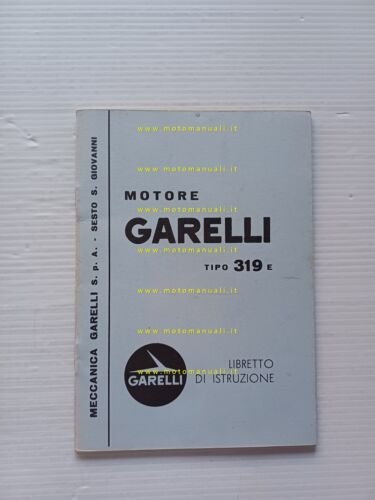 Garelli 50 Motore 319 E manuale uso manutenzione libretto ciclomotore …