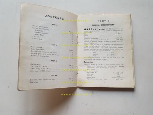 Garelli 50 motore 319 RB per Capri scooter manuale uso …