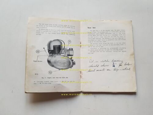 Garelli 50 motore 319 RB per Capri scooter manuale uso …