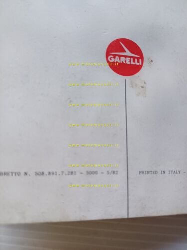 Garelli 50 NOI tutti modelli 1982 manuale uso manutenzione libretto …