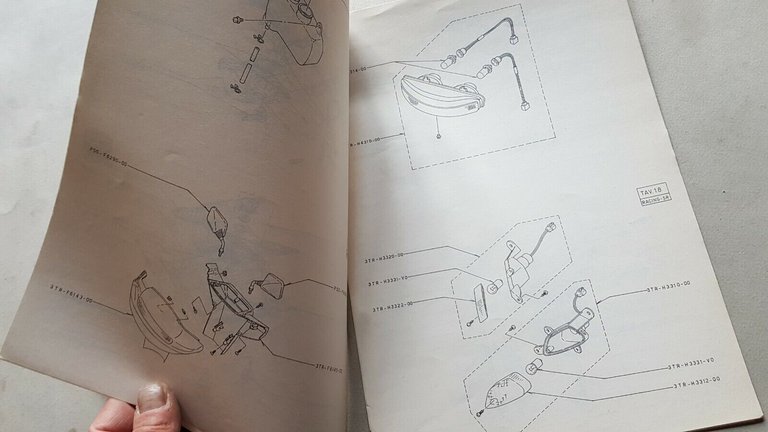 GARELLI 50 Pony SR-RACING Scooter '92 catalogo ricambi originale parts …