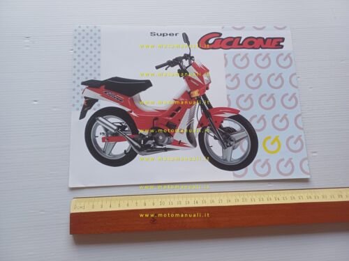 Garelli 50 Super Ciclone 3V 1993-94 depliant ITALIANO originale