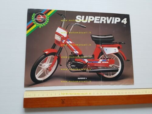 Garelli 50 Supervip 4 1990 depliant italiano originale