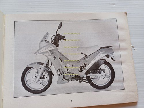 Garelli 50 URKA 1989 manuale uso manutenzione libretto istruzioni originale