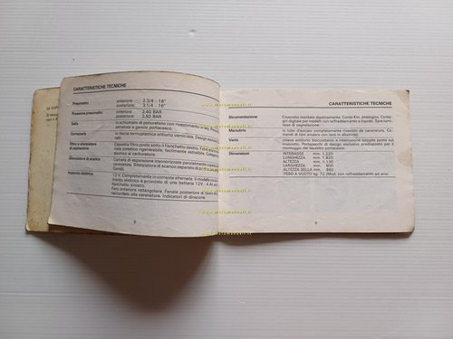 Garelli 50 URKA 1989 manuale uso manutenzione libretto istruzioni originale