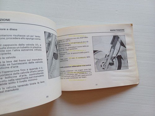 Garelli 50 URKA 1989 manuale uso manutenzione libretto istruzioni originale