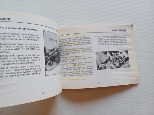 Garelli 50 URKA 1989 manuale uso manutenzione libretto istruzioni originale