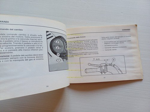 Garelli 50 URKA 1989 manuale uso manutenzione libretto istruzioni originale