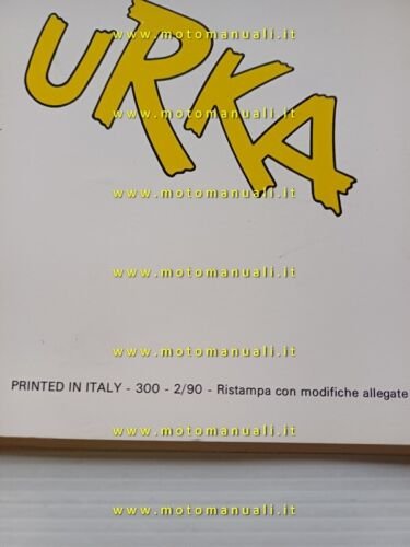 Garelli 50 Urka 1990 catalogo ricambi originale italiano