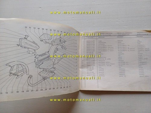 GARELLI 50 Vip 1 - Vip 2V 1978 catalogo ricambi …