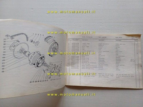 GARELLI 50 Vip 1 - Vip 2V 1978 catalogo ricambi …