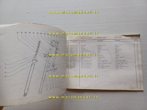 GARELLI 50 Vip 1 - Vip 2V 1978 catalogo ricambi …