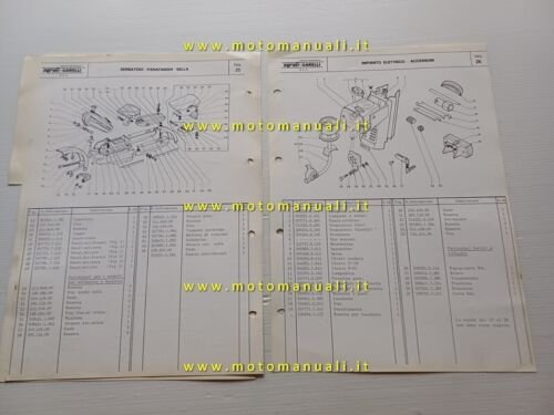 Garelli 50 VIP 1V-2V N 1981 catalogo ricambi TELAIO originale …