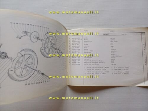 Garelli 50 VIP 2 DE LUXE 1978 VARIANTI catalogo ricambi …