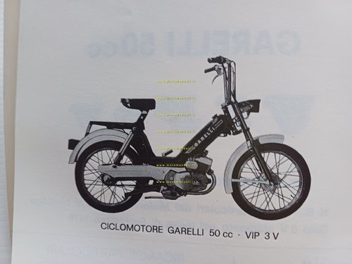 GARELLI 50 VIP 3V 1978 catalogo ricambi TELAIO originale