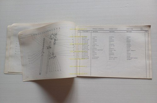 GARELLI 50 VIP 3V 1978 catalogo ricambi TELAIO originale