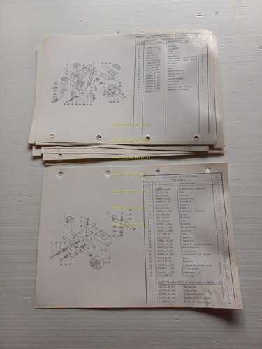 Garelli 50 VIP 3V-4V N-Self Mix-Trussardi 1985 catalogo ricambi TELAIO …