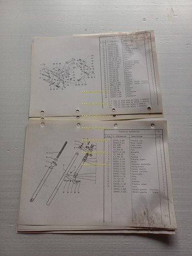 Garelli 50 VIP 3V-4V N-Self Mix-Trussardi 1985 catalogo ricambi TELAIO …