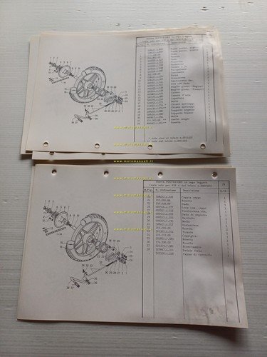 Garelli 50 VIP 3V-4V N-Self Mix-Trussardi 1985 catalogo ricambi TELAIO …