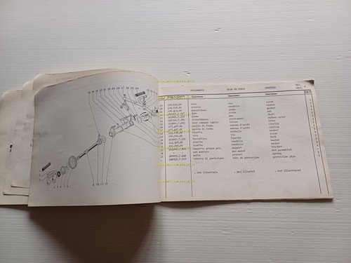 GARELLI 50 VIP 4V De Luxe 1979 catalogo ricambi originale