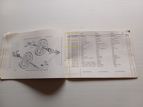 GARELLI 50 VIP 4V De Luxe 1979 catalogo ricambi originale