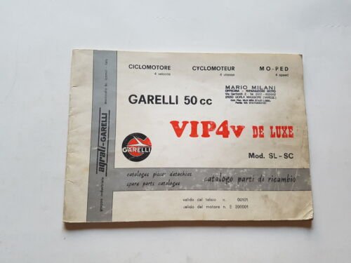 GARELLI 50 VIP 4V De Luxe 1979 catalogo ricambi originale …