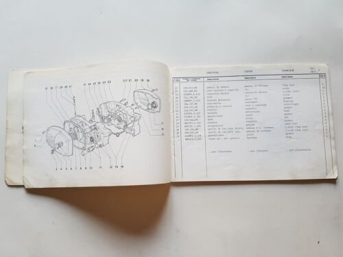 GARELLI 50 VIP 4V De Luxe 1979 catalogo ricambi originale …