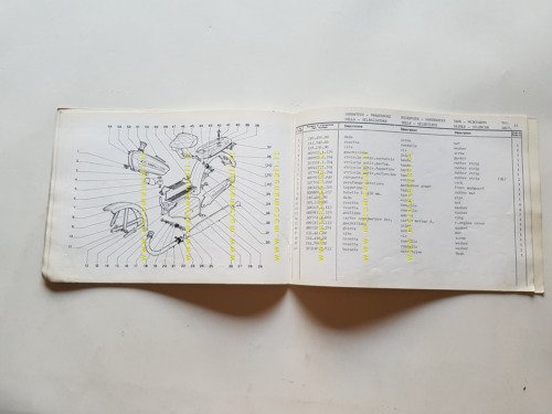 GARELLI 50 VIP 4V De Luxe 1979 catalogo ricambi originale …