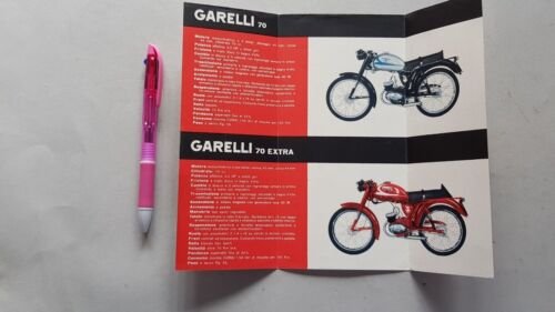 Garelli 70 Extra - 70 1959 depliant originale brochure