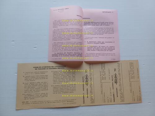 Garelli 70 garanzia nuova originale