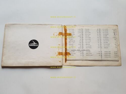 Garelli 98 2T 4V anni 60 catalogo ricambi originale spare …