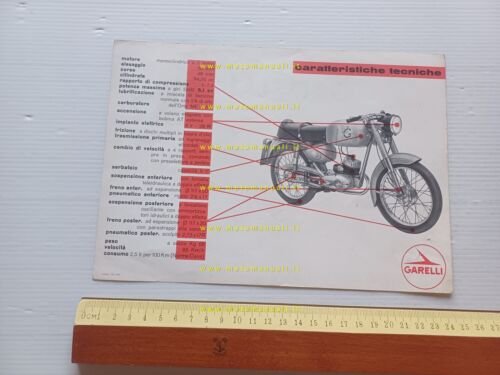 Garelli 98 anni 60 depliant ITALIANO originale
