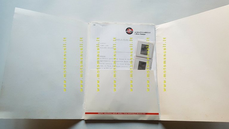 Garelli cartella stampa Salone Milano 1985 originale genuine press kit