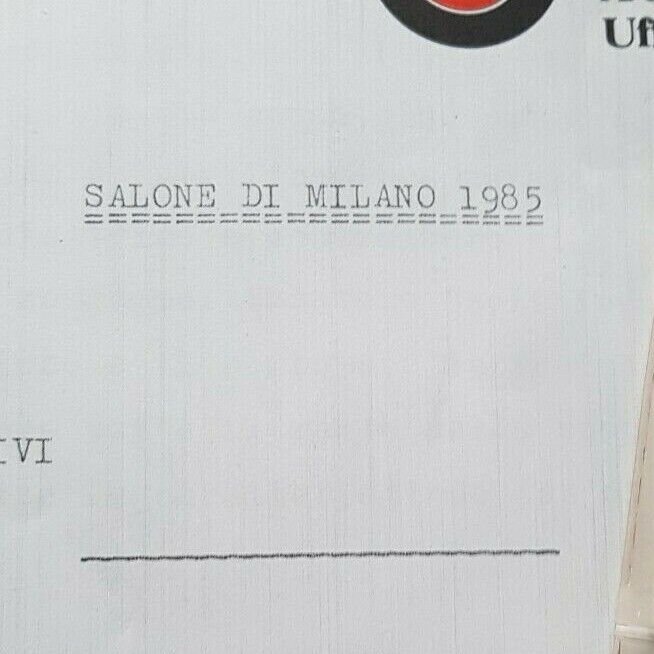 Garelli cartella stampa Salone Milano 1985 originale genuine press kit