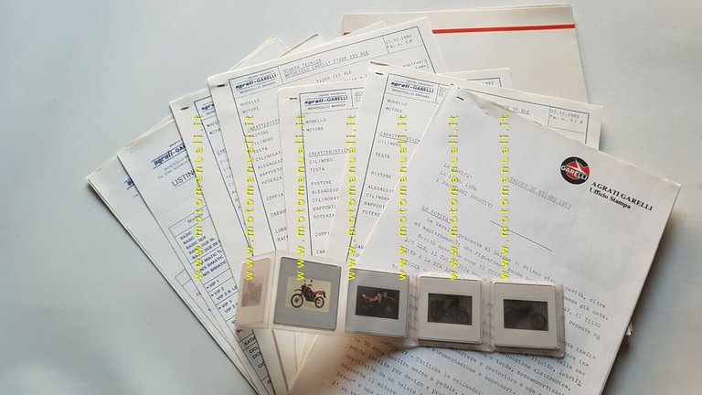 Garelli cartella stampa Salone Milano 1985 originale genuine press kit