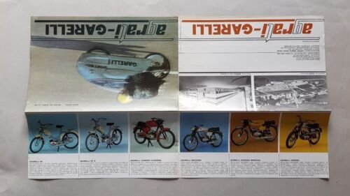 Garelli catalogo produzione ciclomotori 1969 depliant originale brochure