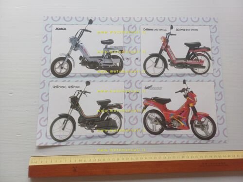Garelli-Fantic produzione 50 Katia Issimo Gary Ciclone 1992 depliant originale