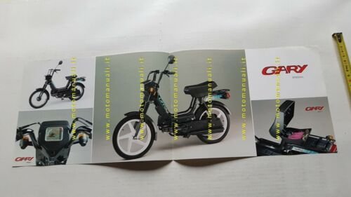 Garelli Gary 50 ciclomotore anni 90 depliant originale brochure epoca