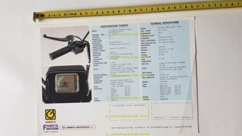 Garelli Gary Tre 50 depliant italiano originale brochure