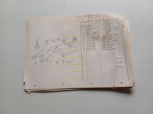 Garelli GTA 125 -GTA 125 Electric Starter 1985 catalogo ricambi …