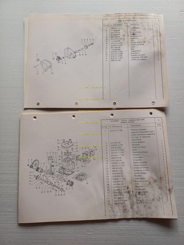 Garelli GTA 125 -GTA 125 Electric Starter 1985 catalogo ricambi …