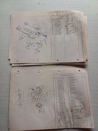 Garelli GTA 125 -GTA 125 Electric Starter 1985 catalogo ricambi …