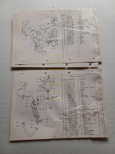 Garelli GTA 125 -GTA 125 Electric Starter 1985 catalogo ricambi …