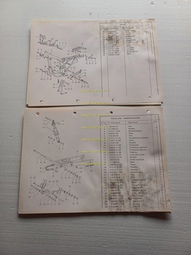 Garelli GTA 125 -GTA 125 Electric Starter 1985 catalogo ricambi …