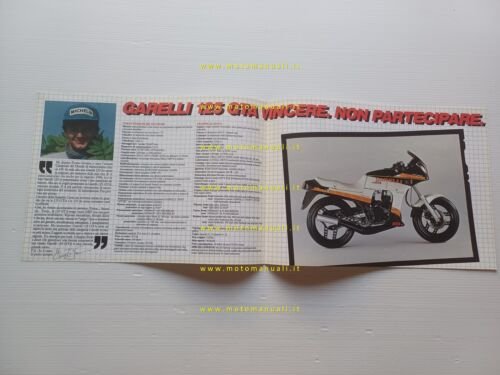 Garelli GTA 125 depliant ITALIANO originale